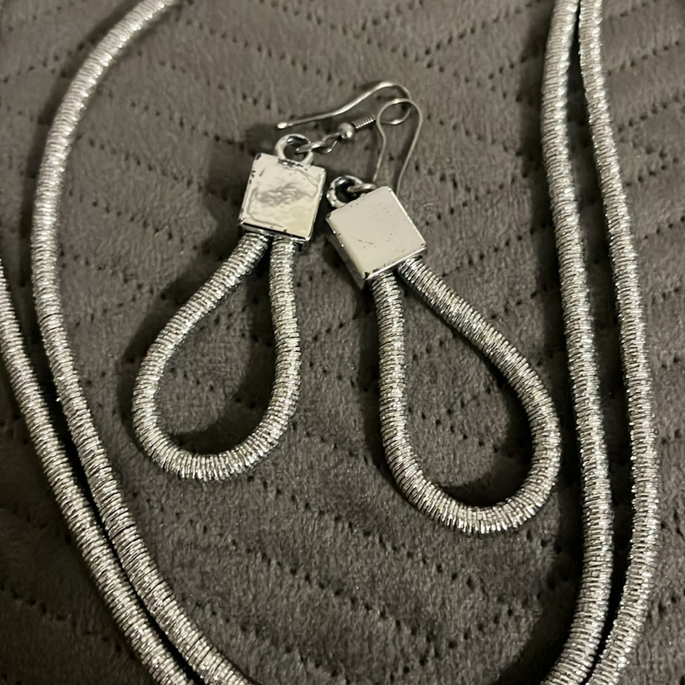 Silver Rope Necklace - Picture 2 of 5